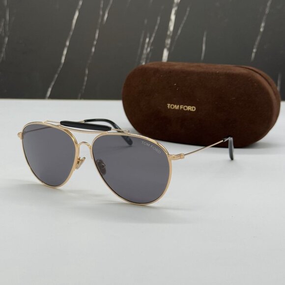 NEW TOM FORD TF995 28A UNSIEX AVIATOR SUNGLASSES TOM FORD RAFAEL-02 FT0995 - Picture 1 of 12